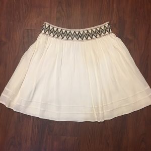 Short A-line skirt